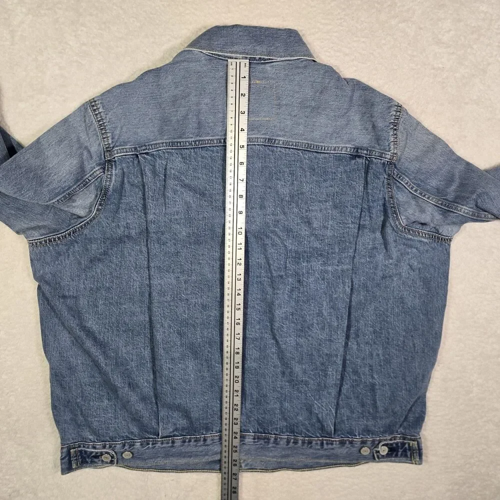 Levi's Premium Type II Two 2‎ Selvedge Denim Trucker Jacket Indigo Men Size XL